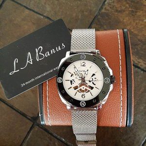 La Banus Men's King Skeleton Oversized Watch